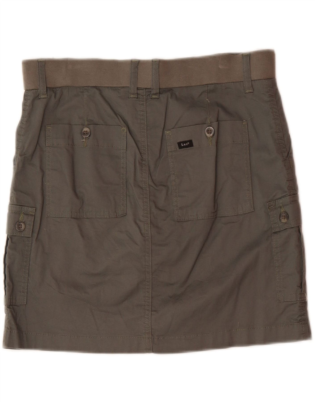 LEE Womens Cargo Skirt US 10 Large W34  Khaki Cotton Vintage Lee and Second-Hand Lee from Messina Hembry 