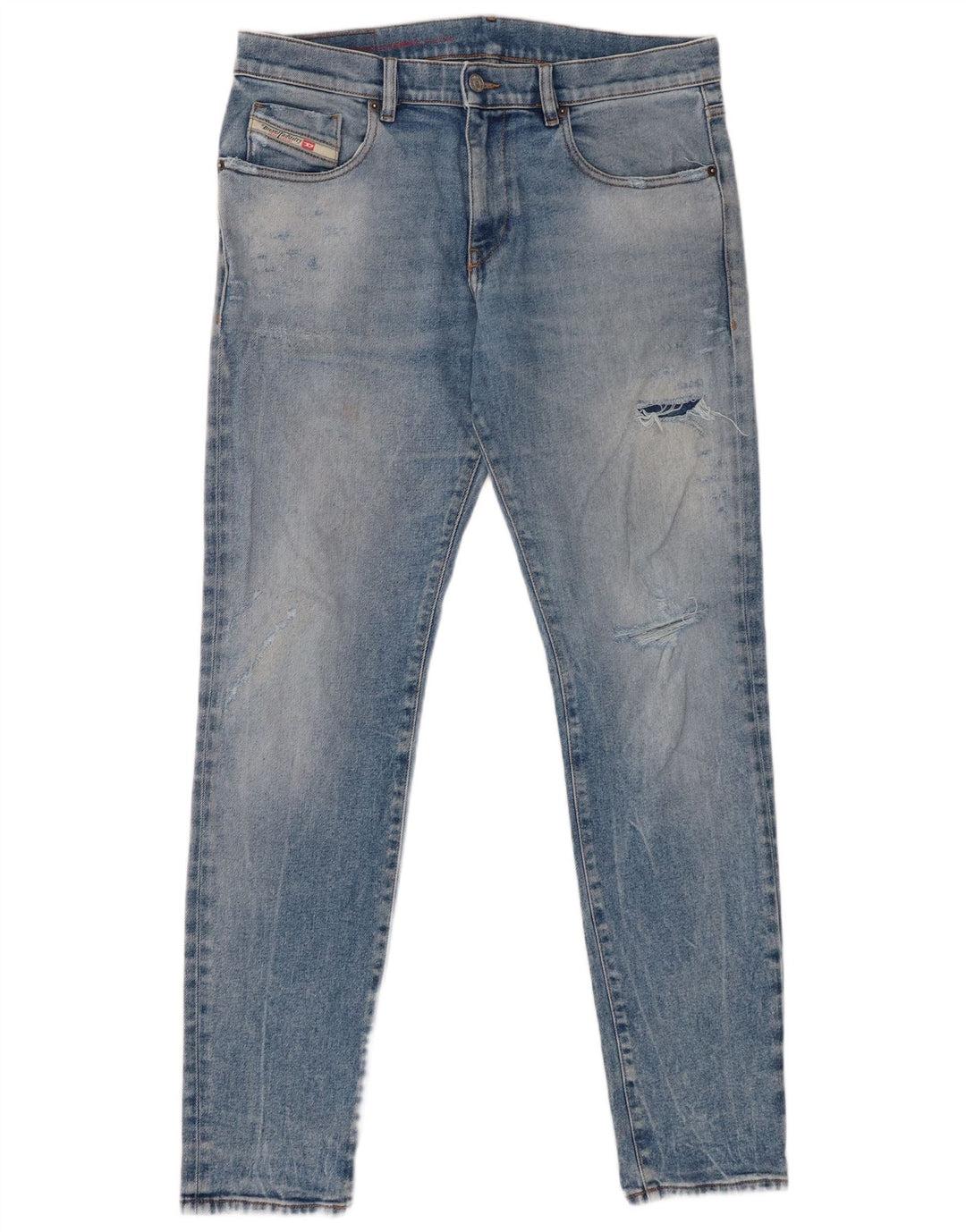 Diesel Damen Slim Jeans W33 L32 Blaue Baumwolle