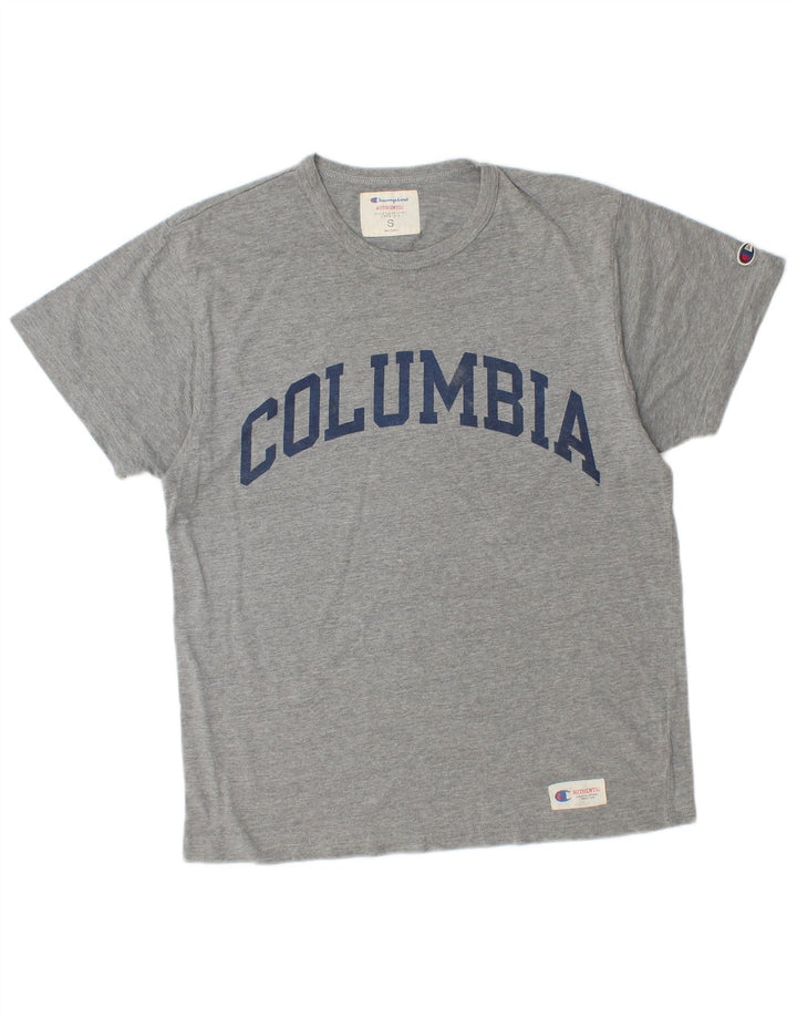 CHAMPION Herren-T-Shirt mit Grafik, Größe S, Grau