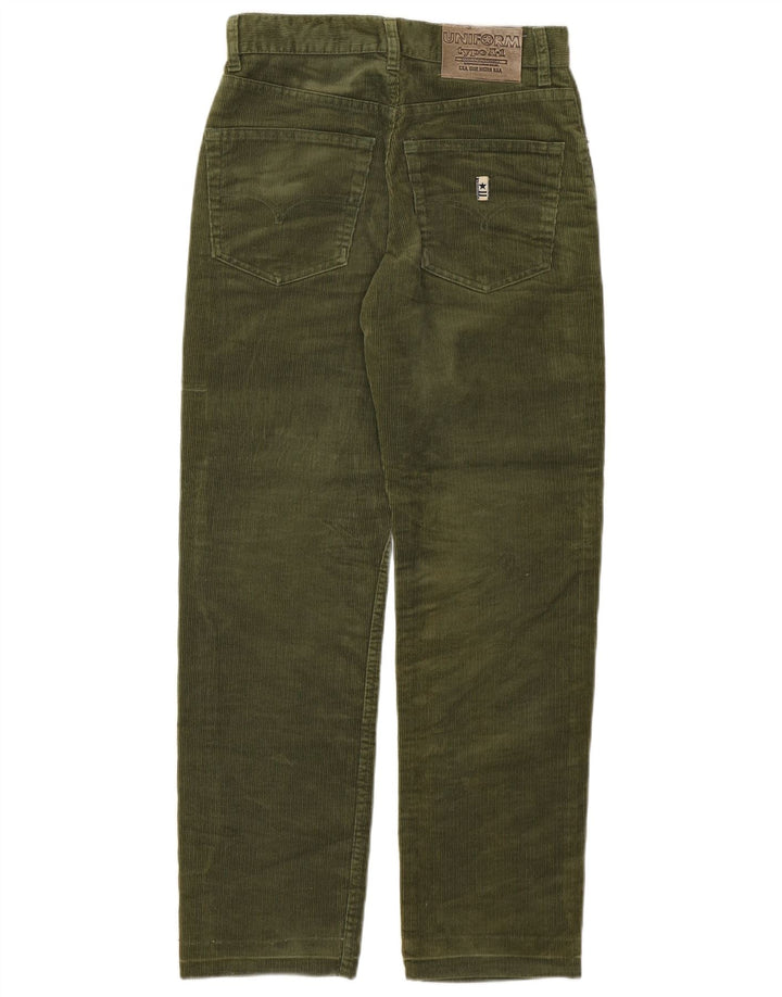 Gerade Damen-Cordhose von UNIFORM, W29, L28, Khaki, Baumwolle