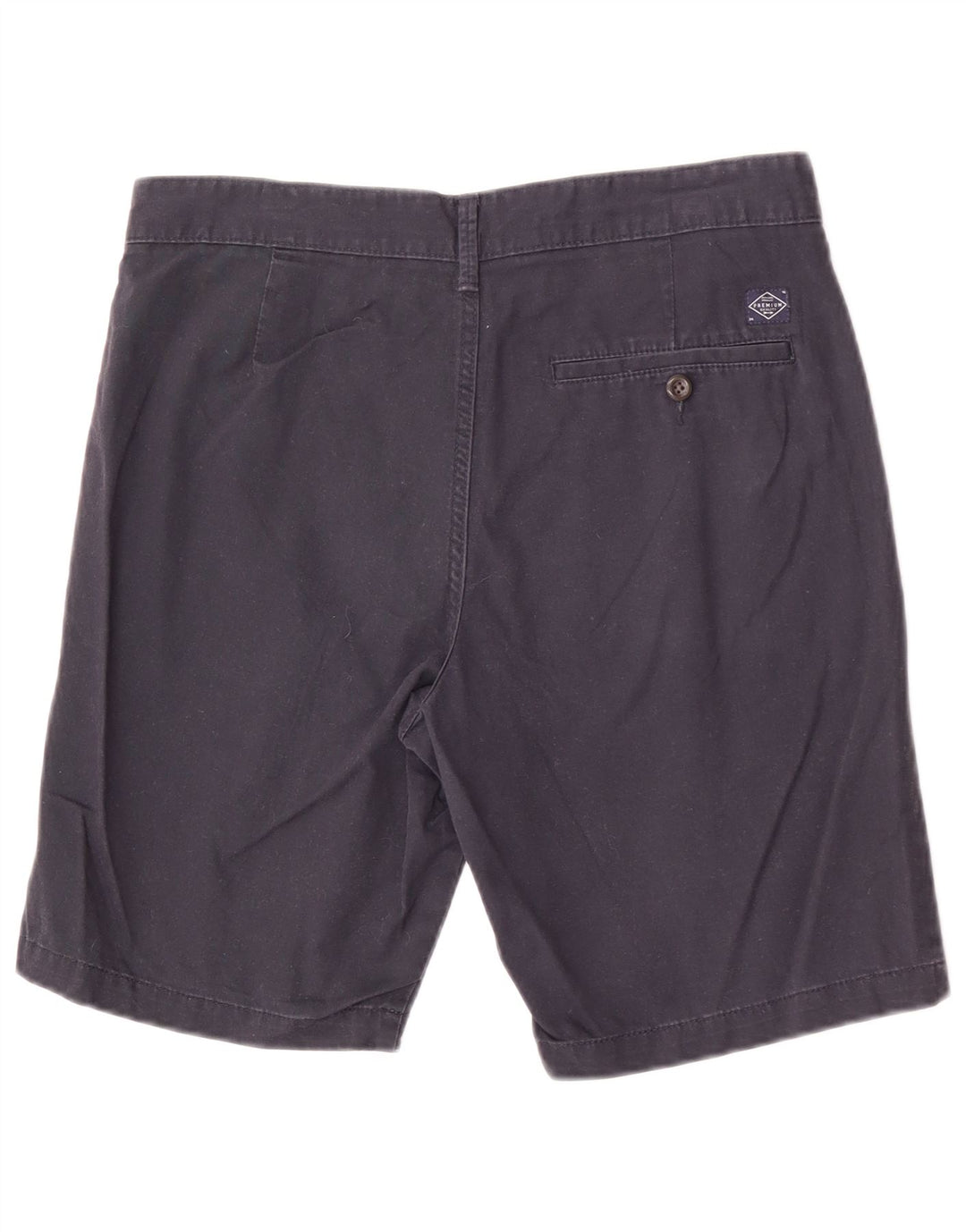 Marks & Spencer Herren-Chinoshorts W30, mittelmarineblaue Baumwolle
