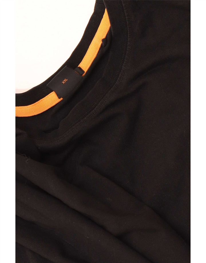 Hugo Boss Herren Grafik T-Shirt Top 2XL Schwarz