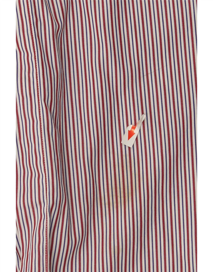 Dolce & Gabbana Herrenhemd IT 48 Medium Mehrfarbig gestreift aus Baumwolle