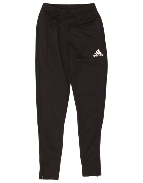 Adidas Damen Aeroready Trainingshose UK 4 XS Schwarz Polyester