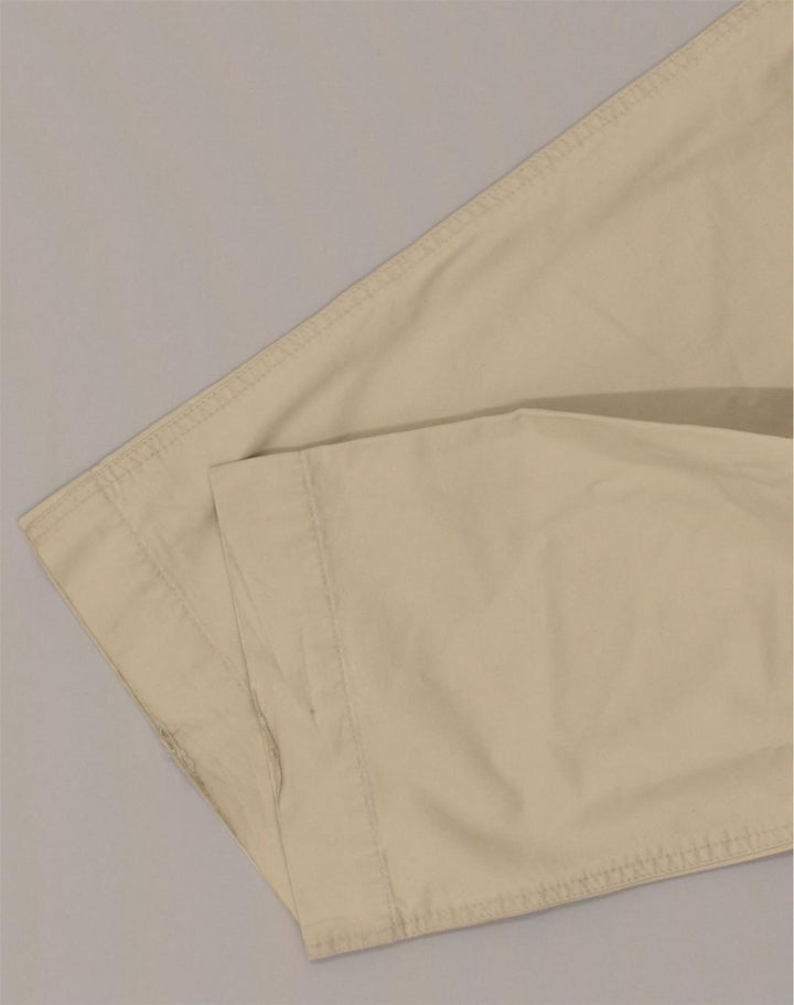 MASSIMO DUTTI Womens Straight Casual Trousers EU 38 Small W28 L321 Beige | Vintage Massimo Dutti | Thrift | Second-Hand Massimo Dutti | Used Clothing | Messina Hembry 