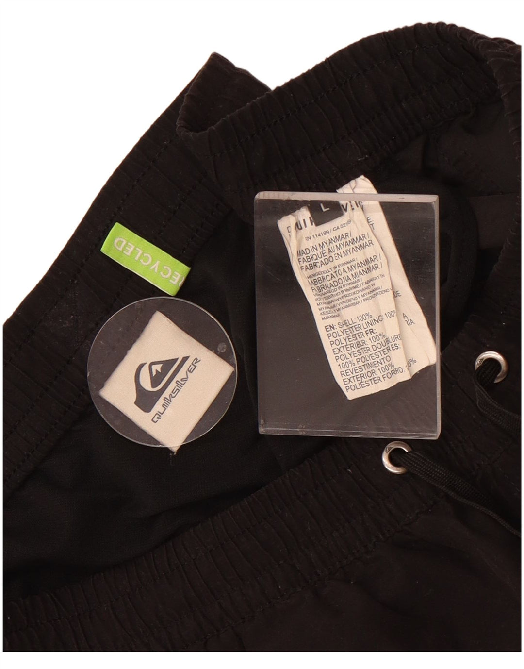 Quiksilver Herren-Badeshorts, groß, aus schwarzem Polyester