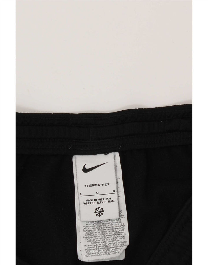 Nike Herren Therma-Fit Trainingshose, Größe L, Schwarz, Polyester