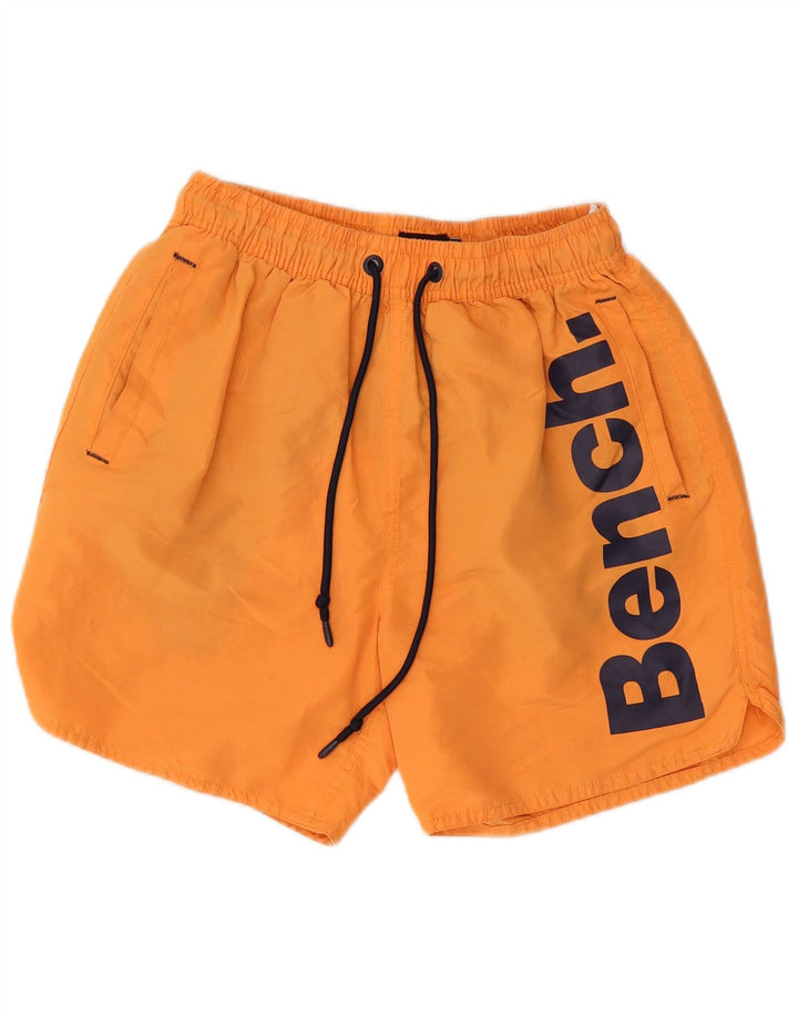 Bench Herren-Badeshorts mit Grafik, Größe S, Orange, Polyester