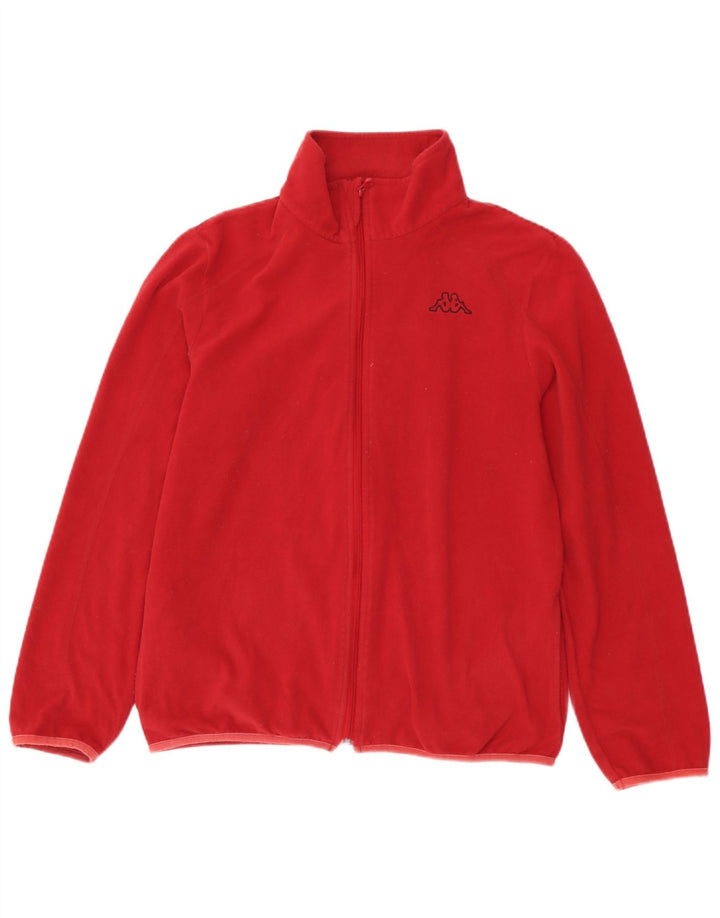 Kappa Herren Fleecejacke UK 36 Small Rot Polyester