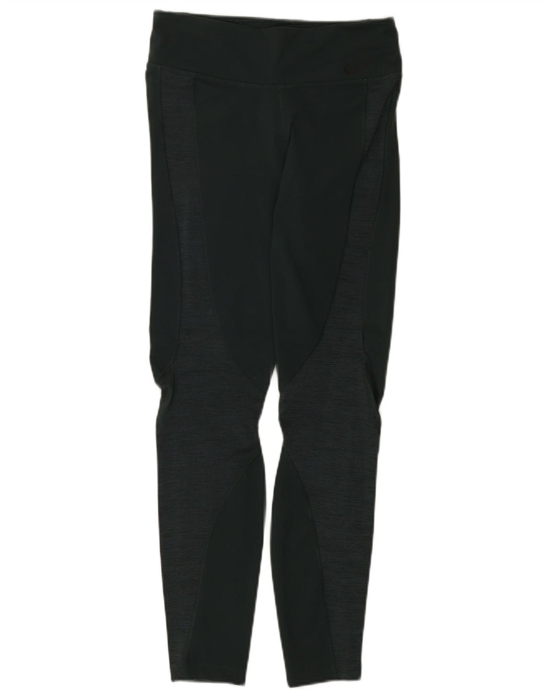 NIKE Damen Dri Fit Leggings UK 12 Mittelgrünes Nylon