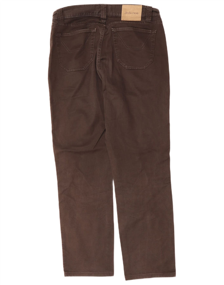 Jeckerson Damen Straight Jeans W32 L29 Schwarze Baumwolle