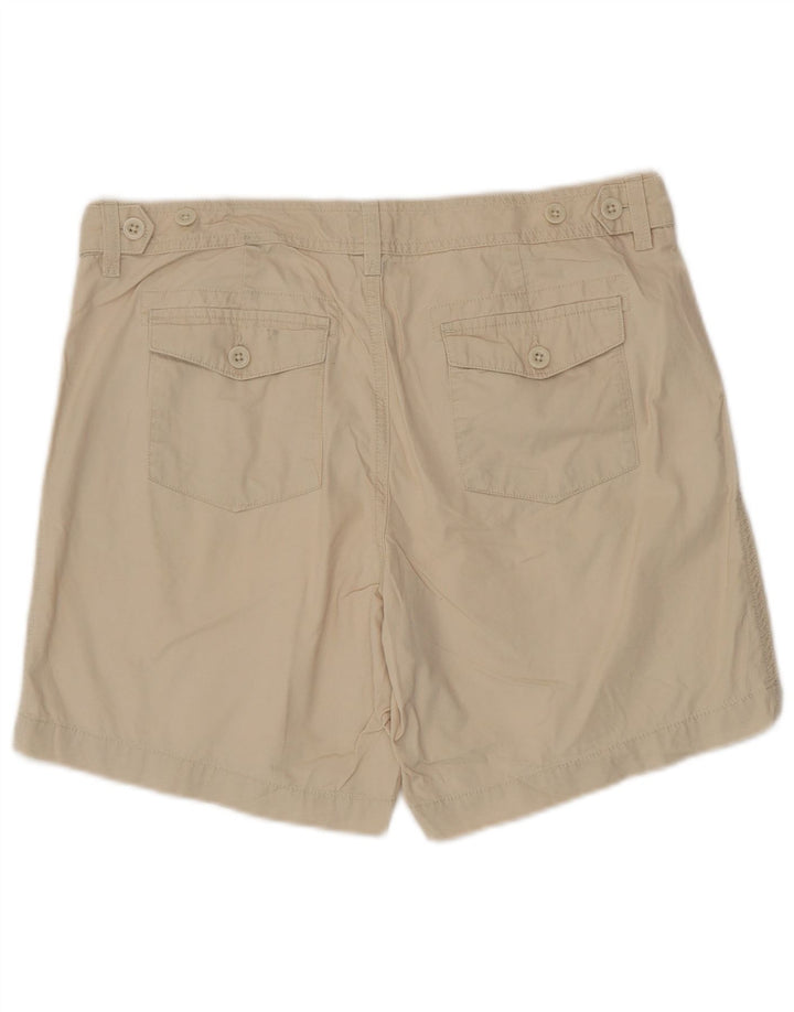 EDDIE BAUER Damen Chinoshorts US 6 Medium W34 Beige Baumwolle