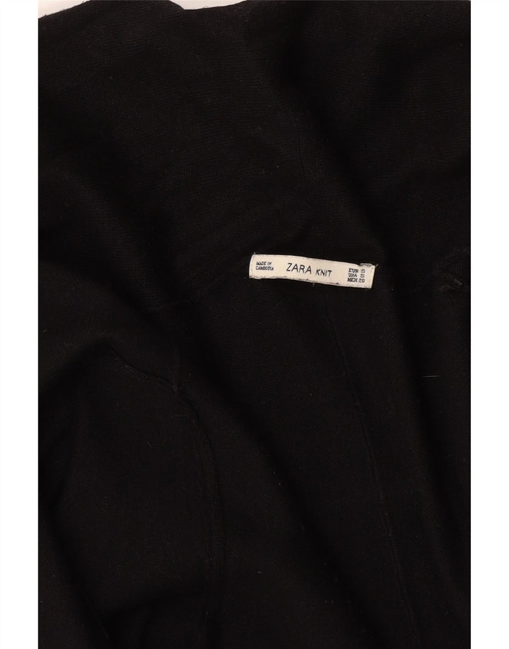 Offener Cardigan für Damen von Zara, Gr. 8, Schwarz