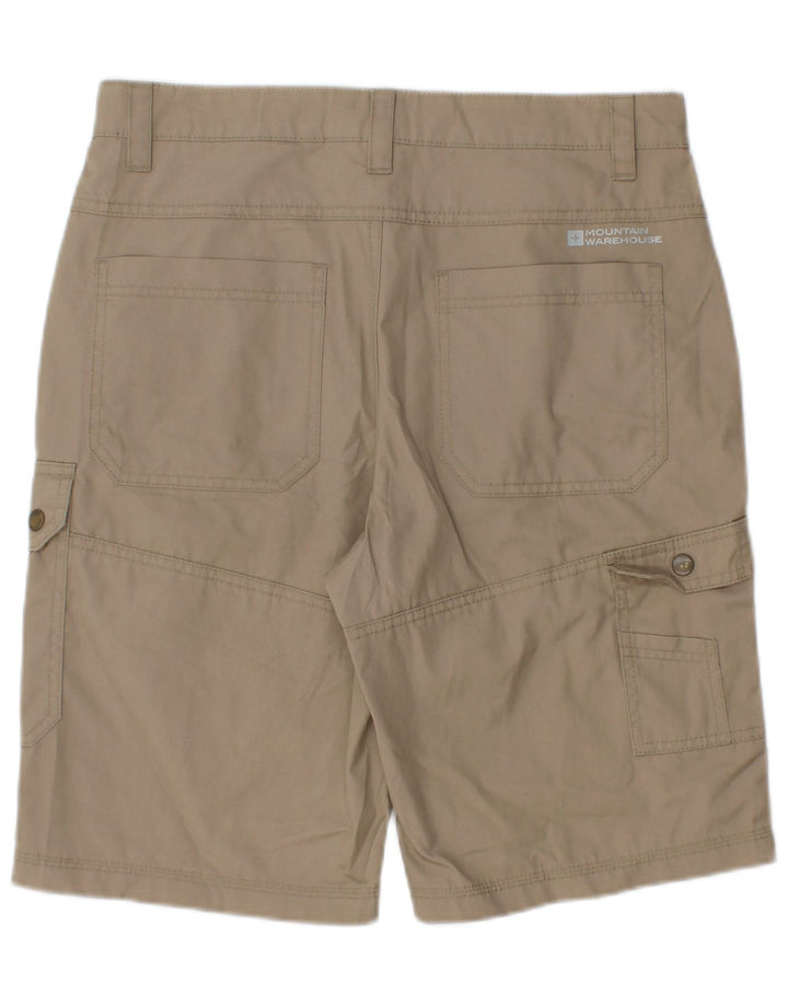 MOUNTAIN WAREHOUSE Mens Cargo Shorts W30 Medium Beige Polyester