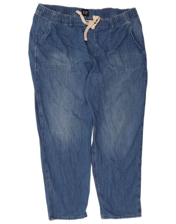 Gap Damen Loose Jeans 2XL W36 L28 Blaue Baumwolle
