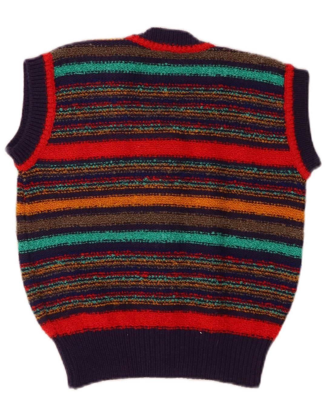 Brian Scott Damen Crop Cardigan Pullover EU 38 Mittel Mehrfarbig gestreift