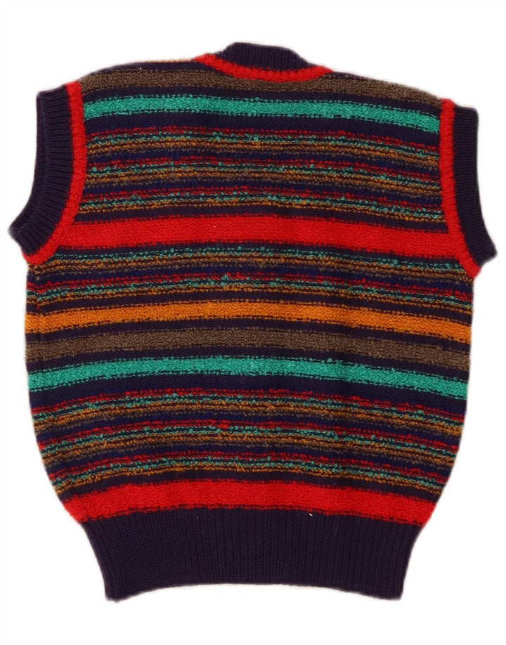 Brian Scott Damen Crop Cardigan Pullover EU 38 Mittel Mehrfarbig gestreift