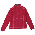 Weird Fish Damen Fleecejacke UK 10 Small Burgunderrot Polyester