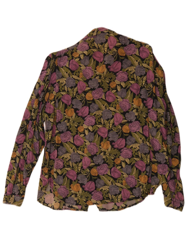 Kollektion Damen-Hemdbluse UK 18 XL Mehrfarbig geblümt