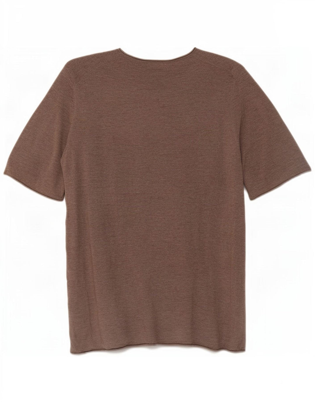 Massimo Dutti Damen-Pullover mit Rundhalsausschnitt, Gr. 10, Größe S, Braun