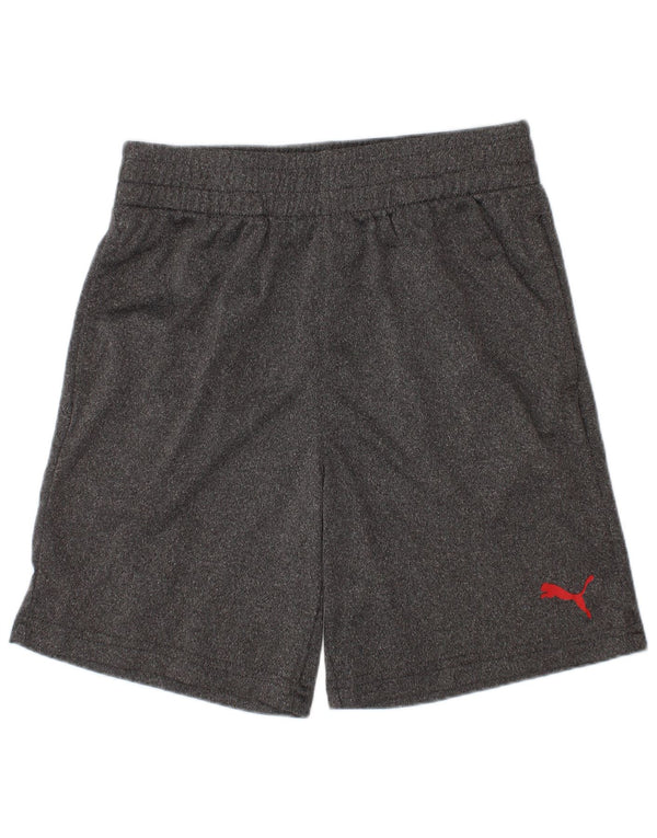 Puma Jungen Sportshorts 7-8 Jahre Small Graues Polyester