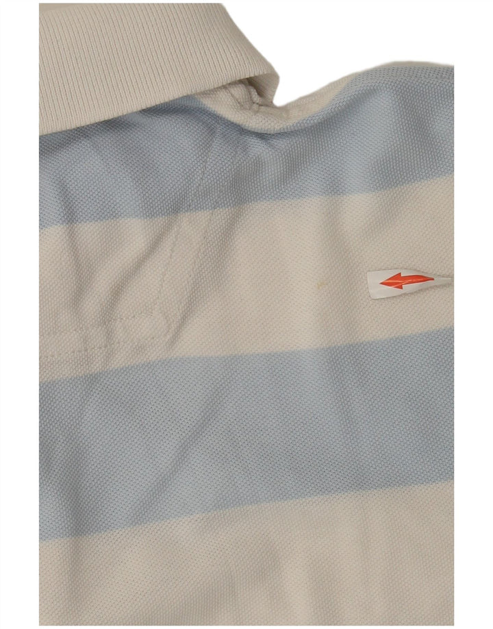 Timberland Herren-Poloshirt mit normaler Passform, groß, blau gestreift, Baumwolle