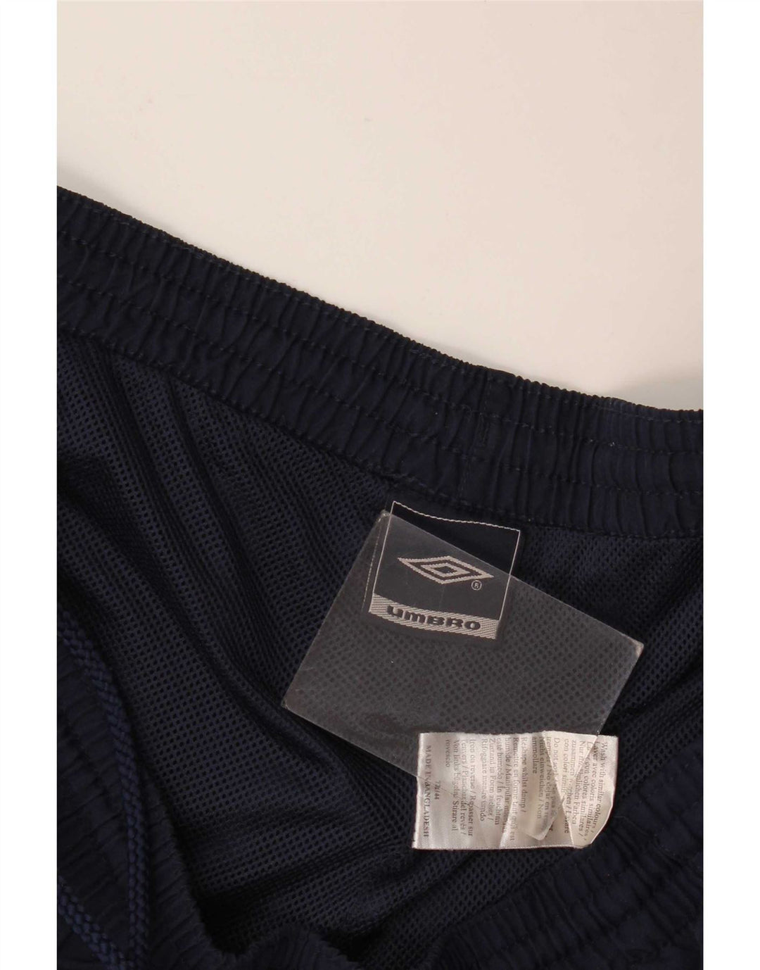 Umbro Damen Graphic Bermuda Sport Shorts UK 16 Large Marineblau Polyester