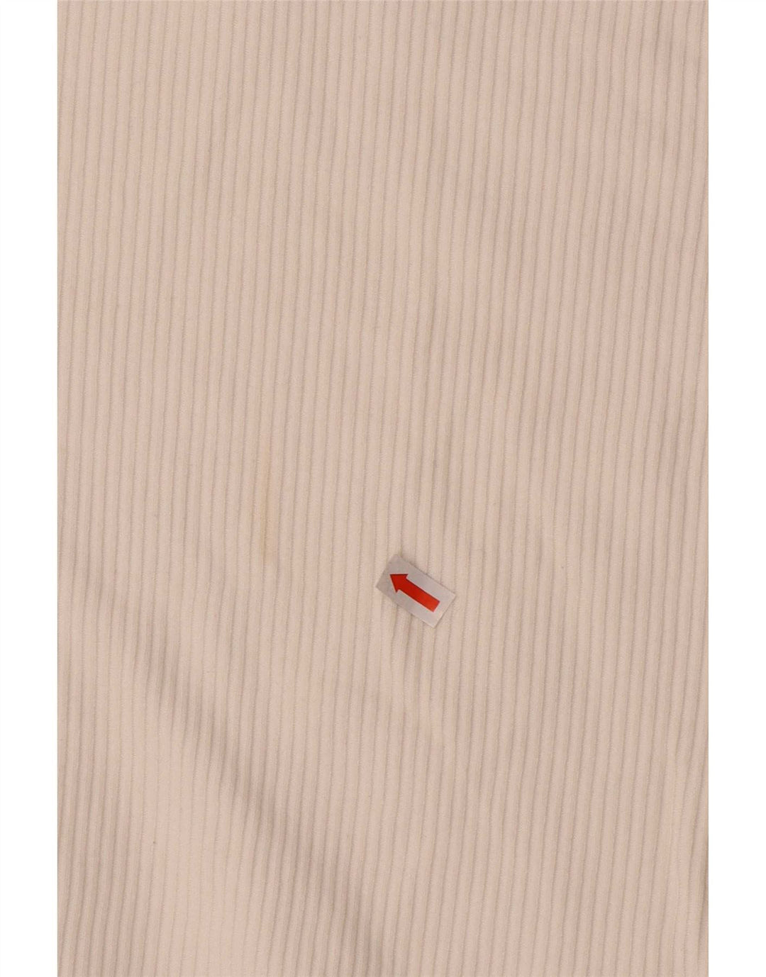 Zara Herren-Poloshirt, mittelweiß, gestreift, Baumwolle