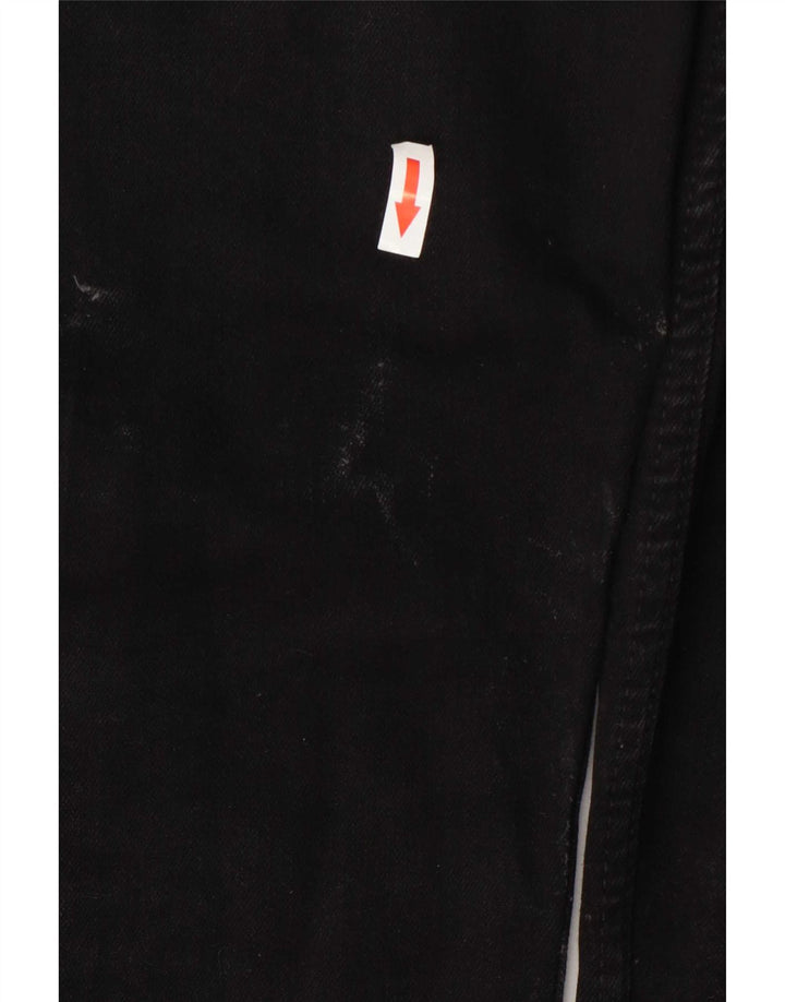 Levi's Herren 502 Tapered Jeans W36 L32 Schwarze Baumwolle