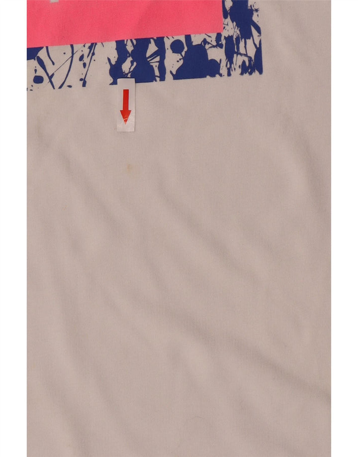 Nike Herren Grafik T-Shirt Top 2XL Weiße Baumwolle