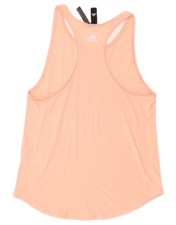 Adidas Damen Graphic Vest Top UK 12/14 Mittelrosa Polyester