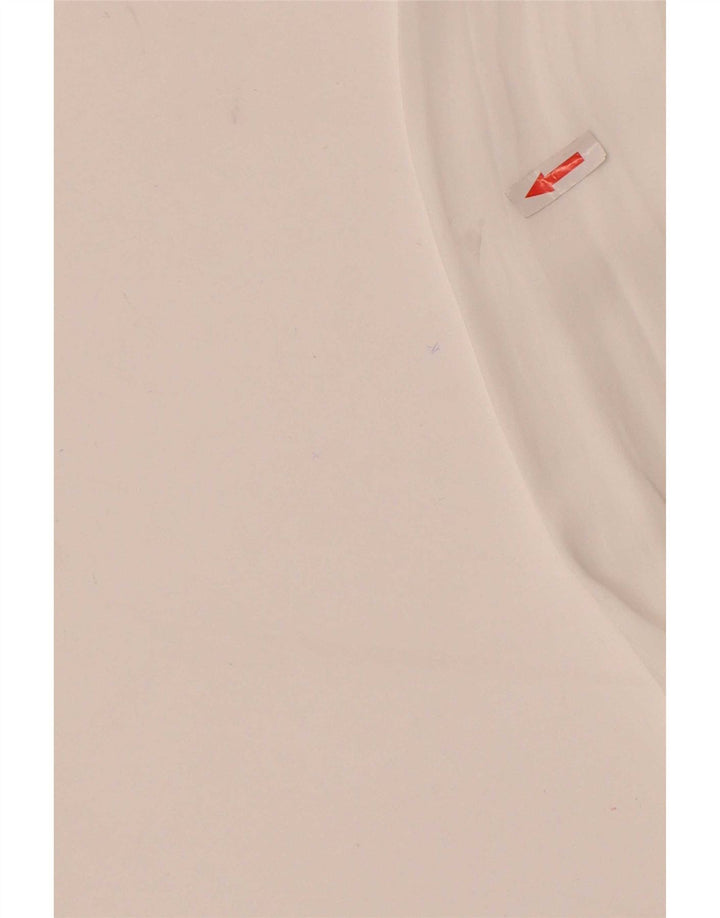 Zara Damen Hemdbluse UK 12 Mittelweiße Viskose
