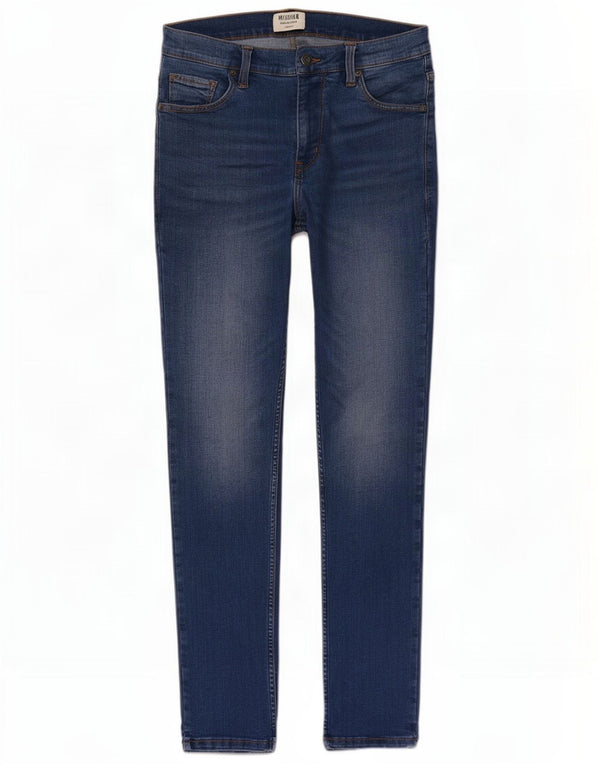 Mustang Herren Vegas Slim Jeans W30 L32 Blaue Baumwolle