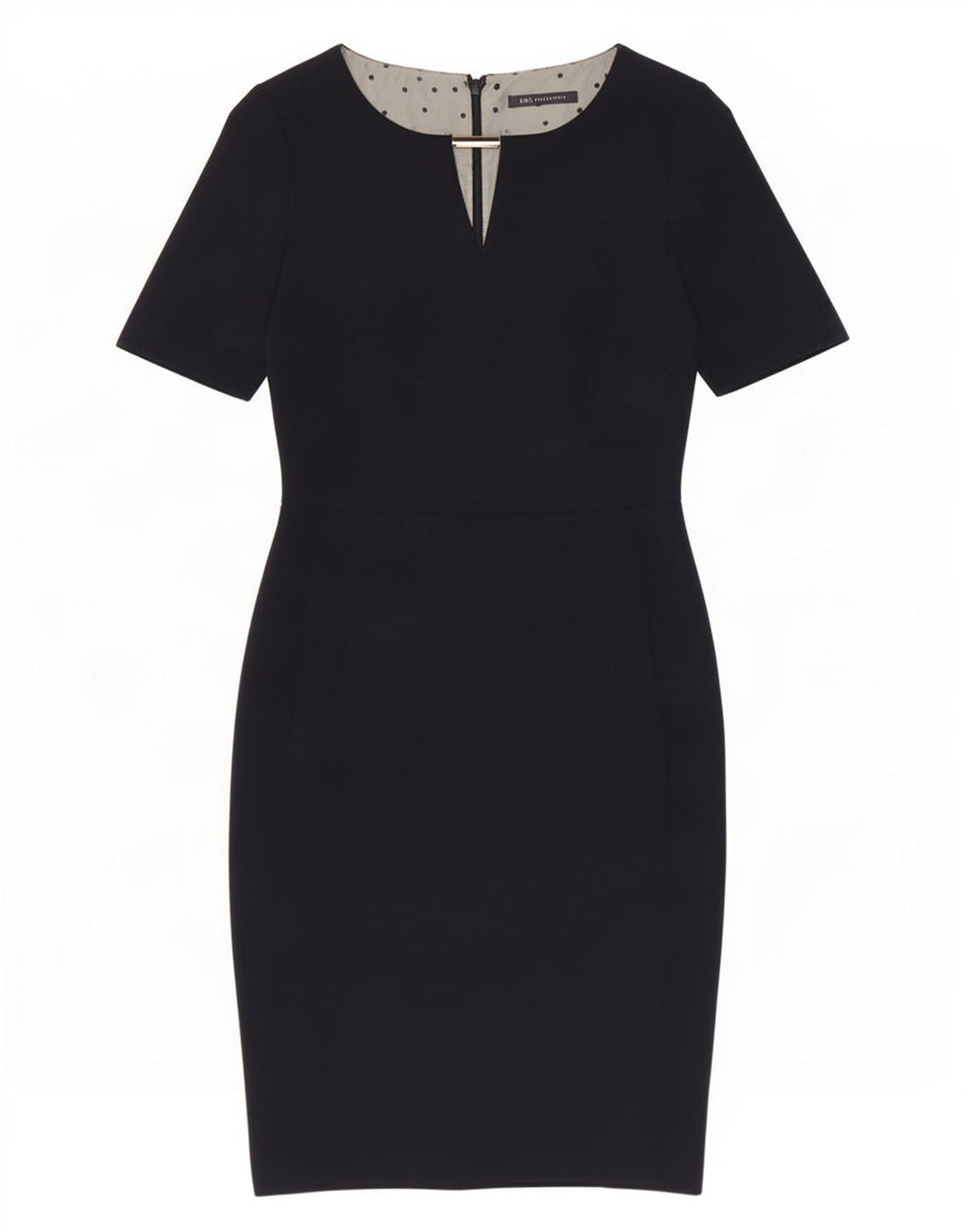 Marks & Spencer Damen Etuikleid UK 8 Small Marineblau Polyester