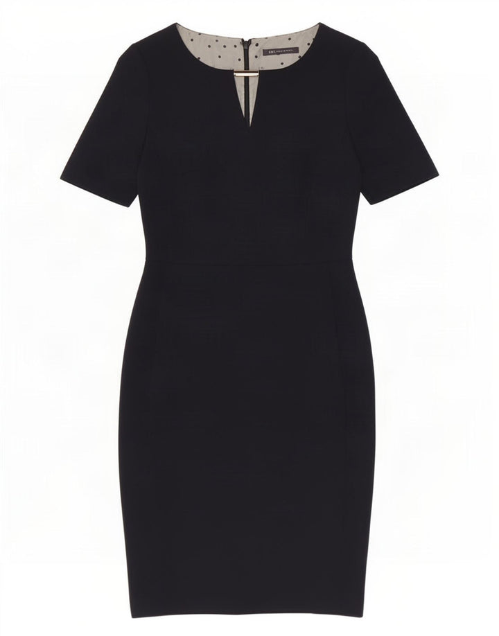 Marks & Spencer Damen Etuikleid UK 8 Small Marineblau Polyester