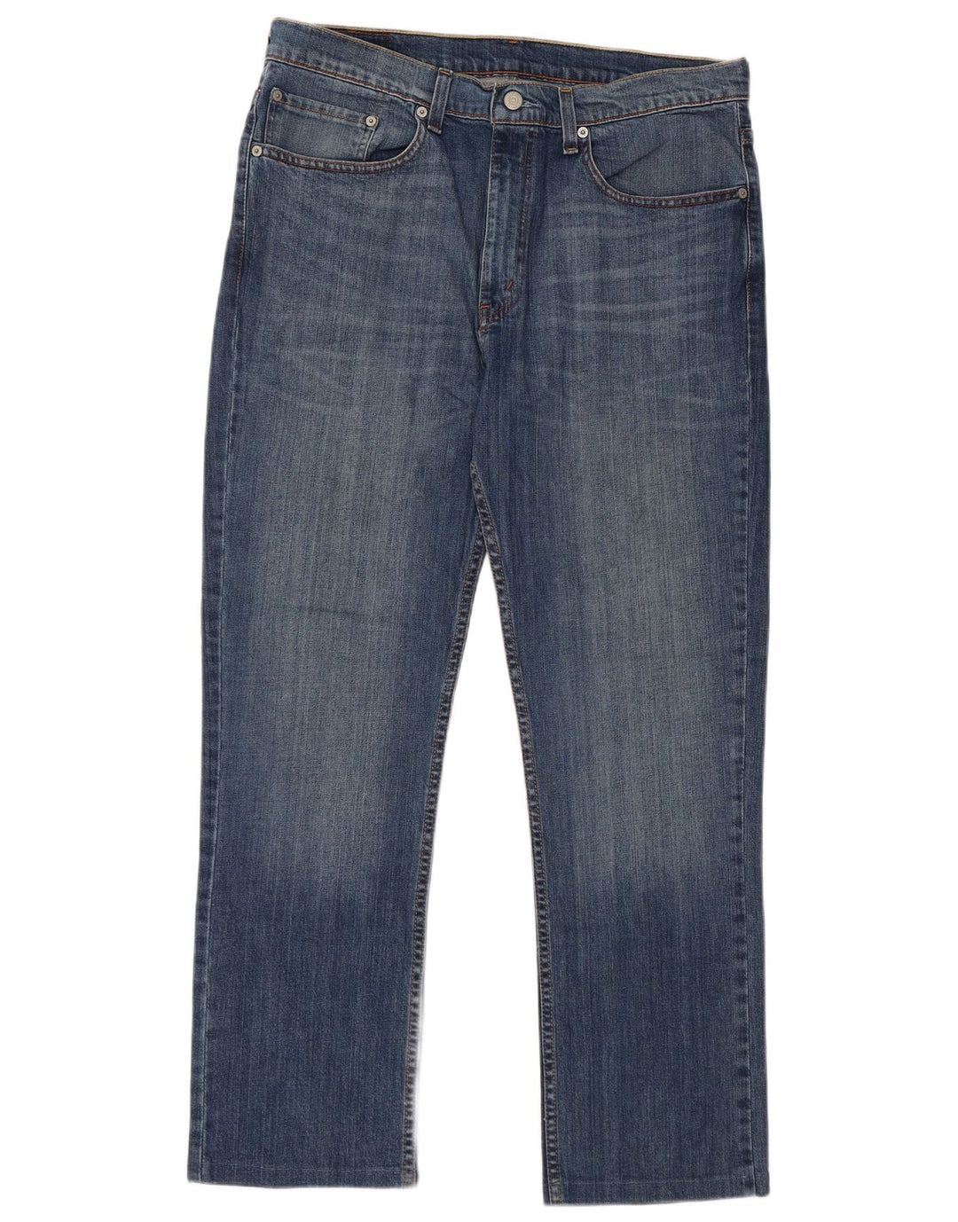 Levi's Herren Straight Jeans W36 L29 Blaue Baumwolle