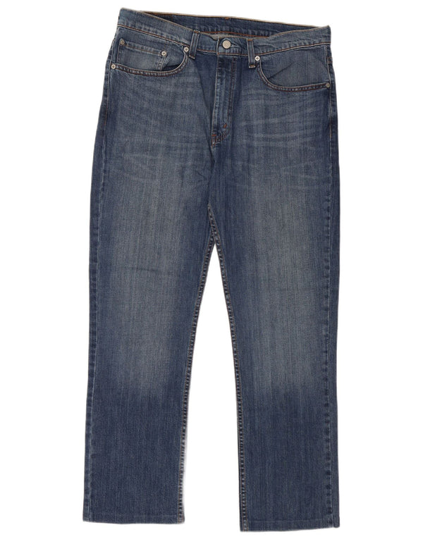 Levi's Herren Straight Jeans W36 L29 Blaue Baumwolle