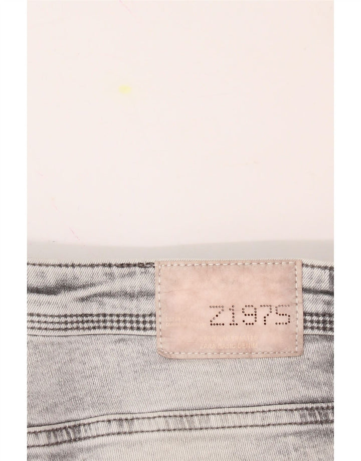 ZARA Womens Distressed Skinny Jeans W30 L26 Grey Vintage Zara and Second-Hand Zara from Messina Hembry 