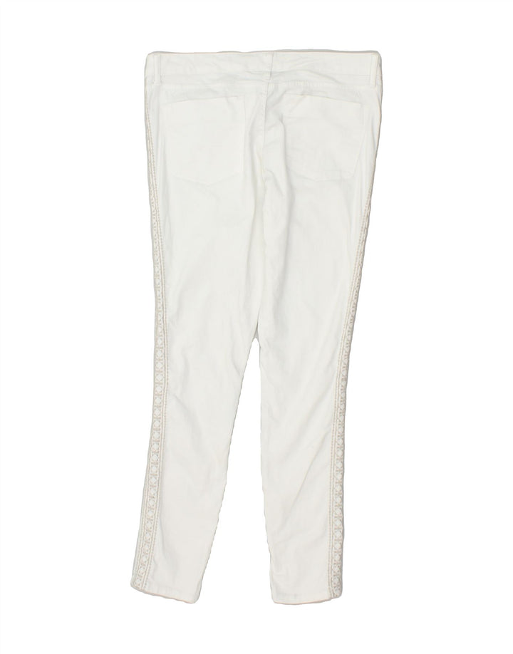 MOSSIMO Womens Skinny Jeans US 6 Medium W32 L30 White Cotton | Vintage Mossimo | Thrift | Second-Hand Mossimo | Used Clothing | Messina Hembry 