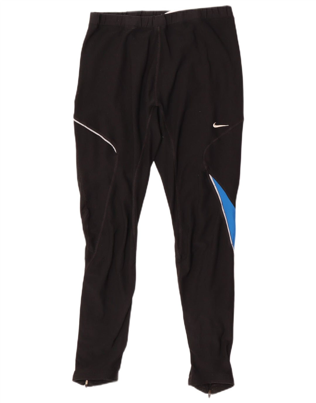 Nike Damen Dri Fit Leggings UK 18 XL Schwarz Colourblock Polyester