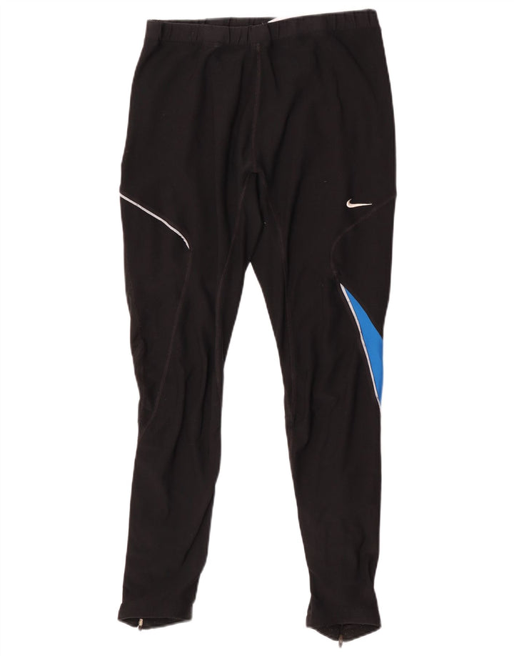 Nike Damen Dri Fit Leggings UK 18 XL Schwarz Colourblock Polyester