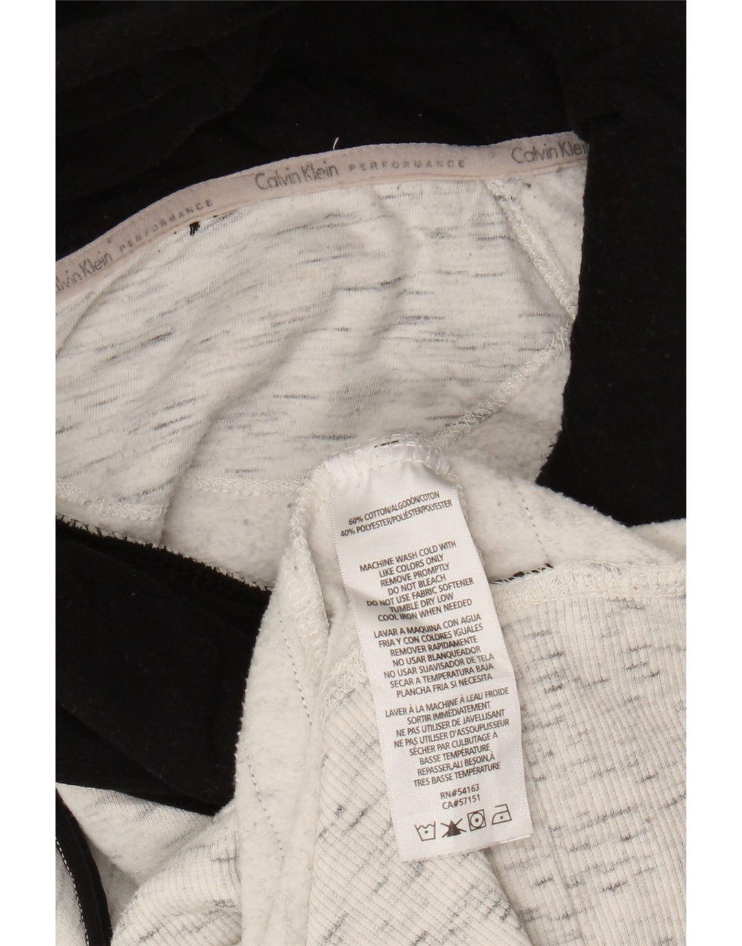 CALVIN KLEIN Damen Übergroßer Sweatshirt-Pullover UK 18 XL Grau meliert