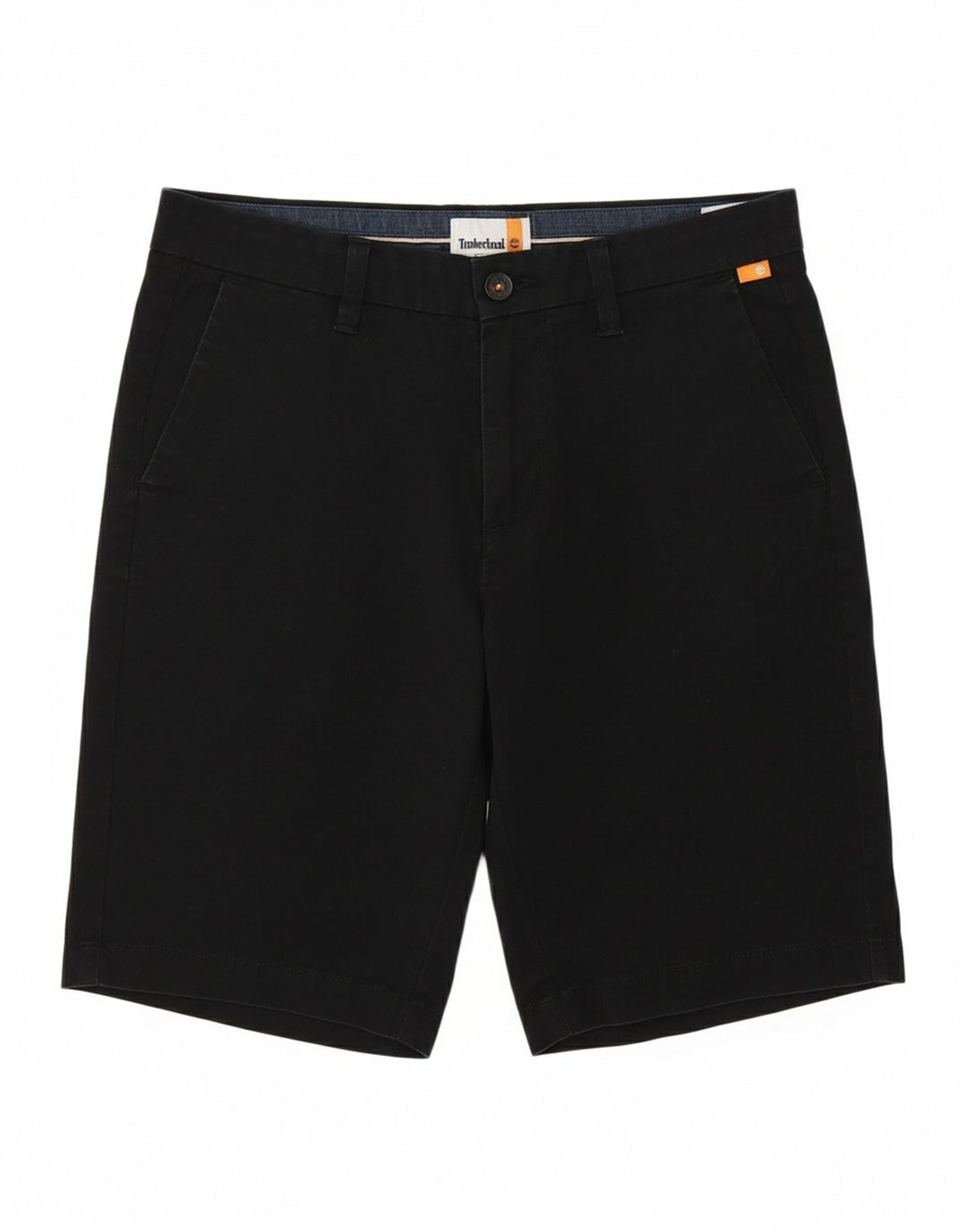 TIMBERLAND Mens Chino Shorts W30 Medium Navy Blue Cotton