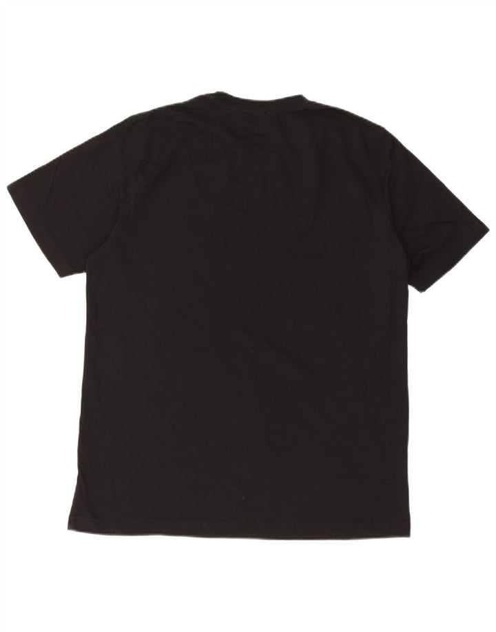 Diesel Herren-T-Shirt mit Grafik, groß, aus schwarzer Baumwolle