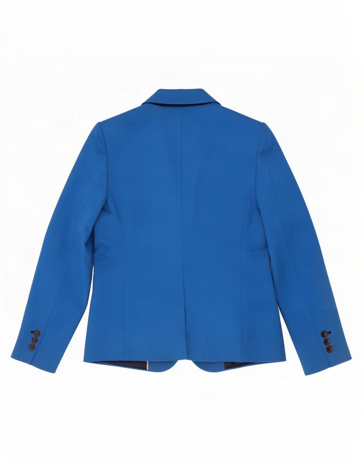 Boden Damen-Blazer mit 2 Knöpfen, UK 14, mittelblaue Viskose