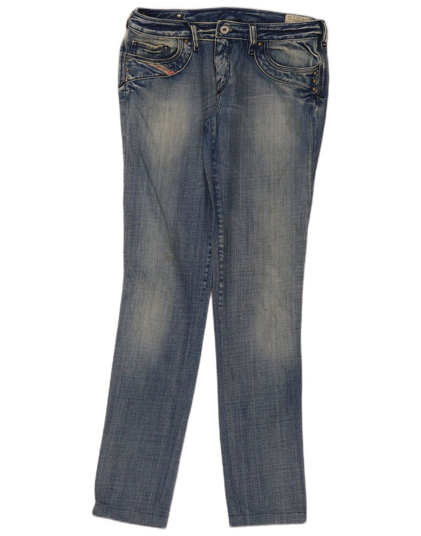 Diesel Damen Kycut Slim Jeans W28 L31 Blaue Baumwolle
