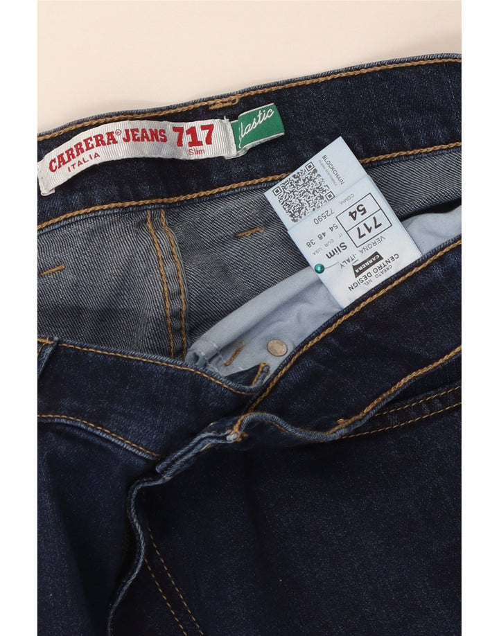 CARRERA Herren 717 Slim Jeans W38 L29 Marineblau Baumwolle