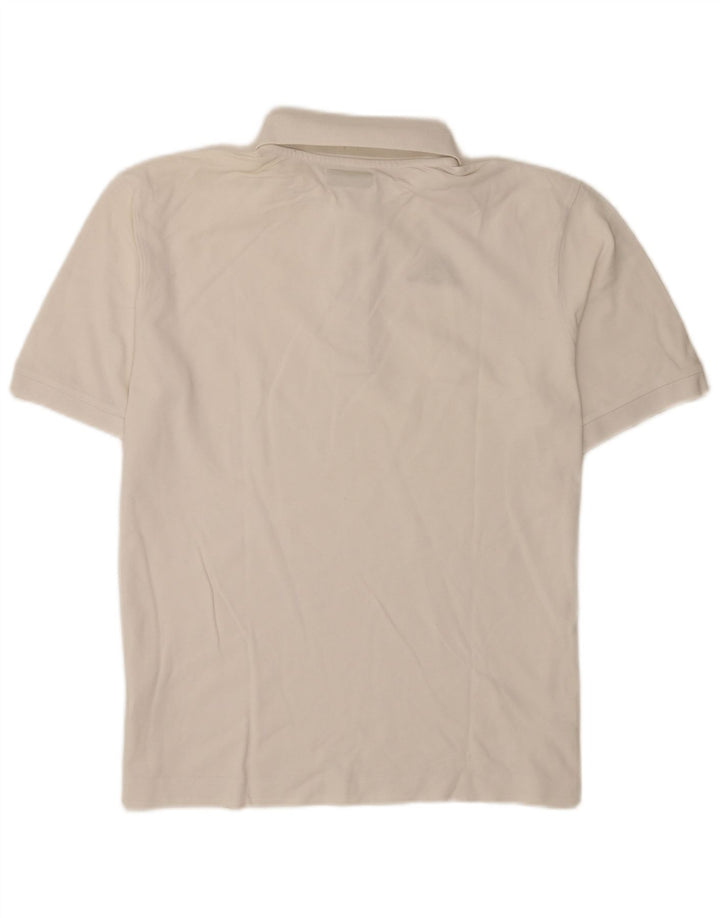 Kappa Herren-Poloshirt, groß, weiße Baumwolle