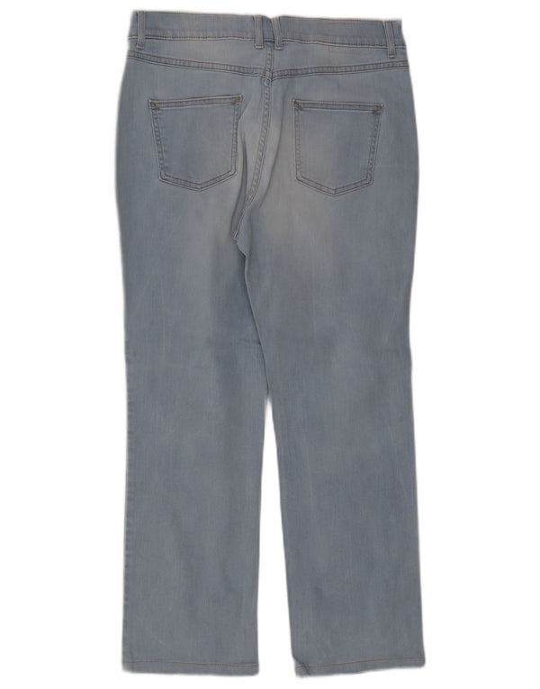 Marks & Spencer Damen Straight Jeans UK 14 Medium W32 L27 Blaue Baumwolle
