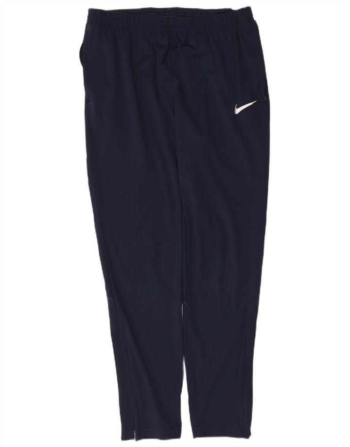 Nike Herren Dri Fit Trainingshose, groß, marineblaues Polyester